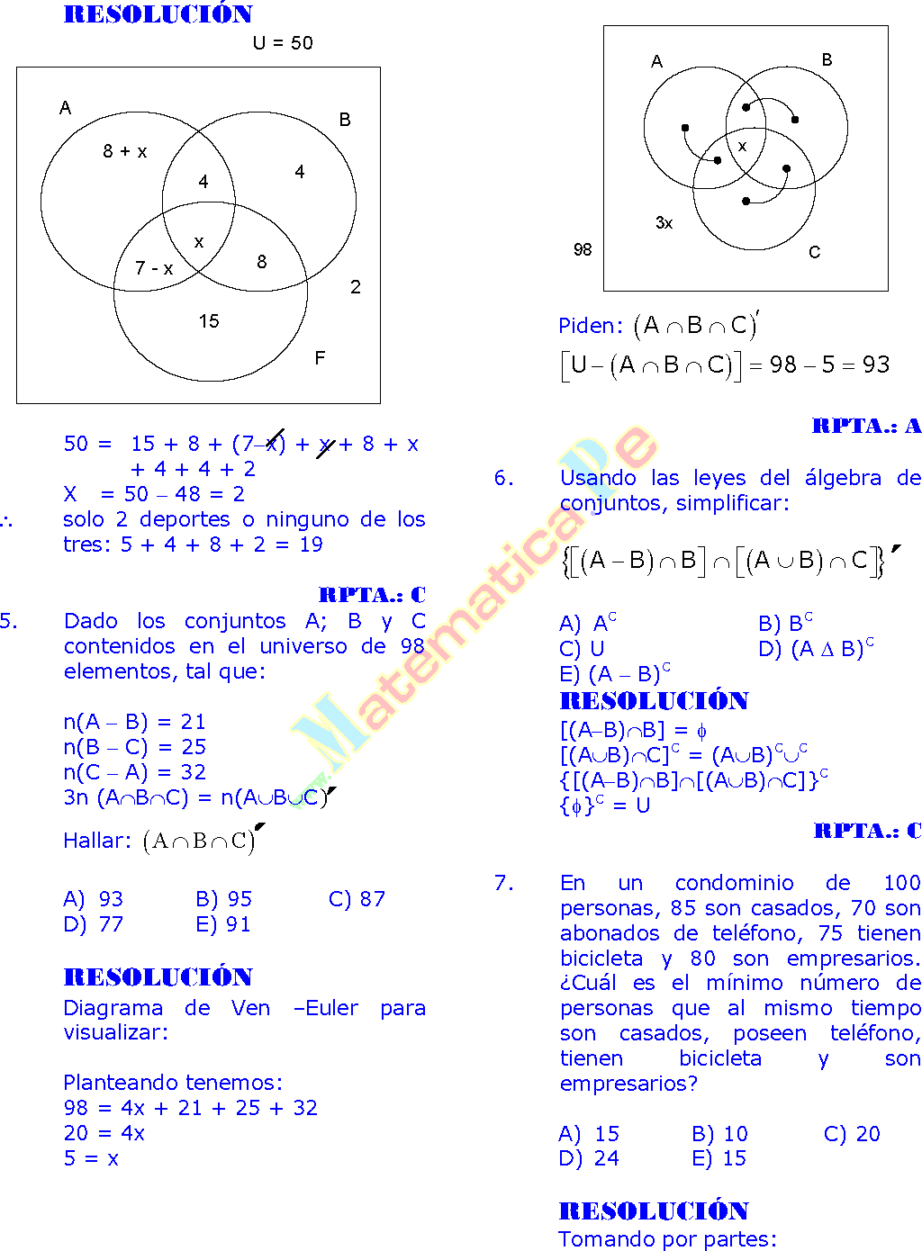 diagramas de venn ejercicios resueltos